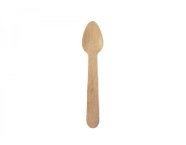 Cuchara pequeña madera x 100und.